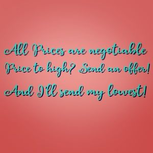 ALL PRICES NEGOTIABLE SEND AN OFFER 😁